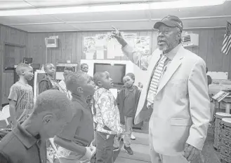  ?? Mark Mulligan / Houston Chronicle ?? Tom Jones, a longtime music educator, was among the Prairie View A&M choir members who sang for the Rev. Martin Luther King shortly before the civil rights leader was slain in Memphis.