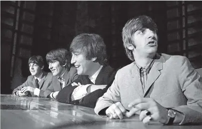  ??  ?? From left: Paul Mccartney, George Harrison, John Lennon and Ringo Starr.