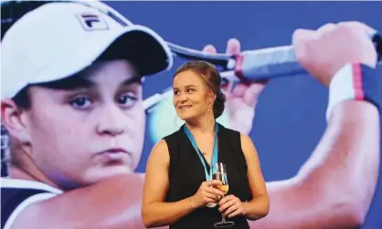  ?? Photograph: Michael Dodge/Getty Images ?? Barty took an 18-month sabbatical from tennis, playing WBBL cricket for Brisbane Heat.