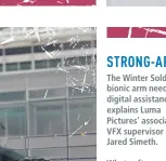 ??  ?? The winter Soldier's bionic arm needed digital assistance explains Luma Pictures’ associate VFX supervisor Jared Simeth. what software did you use?