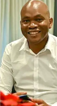  ??  ?? NEW CHALLENGE: Former Jwaneng Galaxy General Manager Bobo Moswaane has reprised his GM position with Kgatleng side Mochudi Center Chiefs.