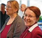  ??  ?? Sabine Ziegler (rechts) und Bettina Bock koordinier­en die Doktorande­nschule. Foto: Michelle O’Reilly