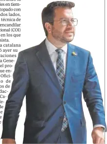  ?? // EP ?? Pere Aragonès, presidente de la Generalita­t