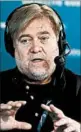  ?? KIRK IRWIN/SIRIUS XM ?? The allegation­s against Stephen Bannon, the new CEO of Donald Trump’s campaign, date to a 1996 altercatio­n.