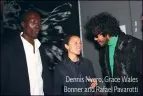  ?? ?? Dennis Nyero, Grace Wales Bonner and Rafael Pavarotti