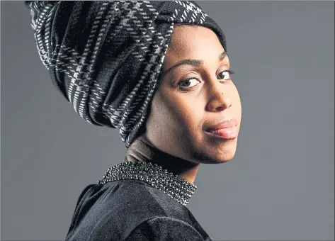  ?? JAZZMEIA HORN ?? Jazzmeia Horn is among a trio of up-and-coming singers coming to Stanford University’s Bing Hall this weekend.