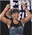  ?? FOTO: IMAGO IMAGES ?? Der neue Star im Frauentenn­is: Naomi Osaka.