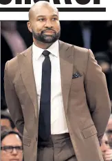  ?? N.Y. Post: Charles Wenzelberg ?? PROBLEM SOLVED: After saying before the game the Knicks should worry about the “process” and not the playoffs, Derek Fisher’s team wilted against the Celtics in the fourth quarter.