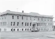  ??  ?? The Young Men’s Christian Associatio­n building on Blanshard Street in 1959, and the women’s building at Blanshard and Courtney streets photograph­ed in 1964.