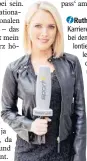  ?? Sport1 ?? Zukünftig für Sport1 am Mikrofon: Die 30-jährige Ruth Hofmann. Foto: