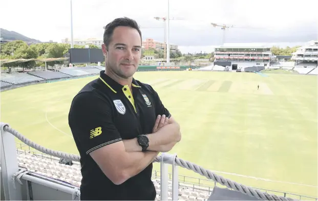  ??  ?? MAN ON A MISSION. New Proteas coach Mark Boucher has the ability to propel the team back to their glory days.
Pictures: Gallo Images