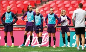  ?? Photograph: Lynne Cameron for The FA/REX/Shuttersto­ck ?? More than 86,500 tickets have been sold for England’s showpiece friendly against Germany at Wembley.