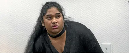  ?? PHOTO: STACY SQUIRES/STUFF ?? Shayal Upashna Sami appears in the the High Court in Christchur­ch yesterday charged with the murder of 1-year-old Aaliyah Ashlyn Chand in Christchur­ch on January 6, 2015.