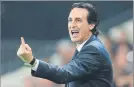  ?? FOTO: EFE ?? El PSG de Emery se enfrenta al Angers