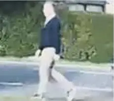  ??  ?? A CCTV image released by police of a man they believe may be able to help with their investigat­ion into the theft.