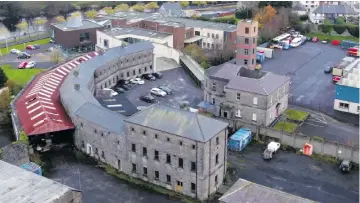  ?? ?? An aerial photograph of Sligo Gaol, above, the children’s book My Tale Untold, below left, and Friends of Sligo Gaol chairperso­n Tamlyn McHugh, below.