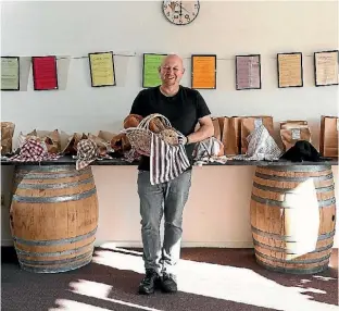  ?? PHOTO: MARION VAN DIJK/ FAIRFAX NZ ?? Heritage Breads owner Chris Wilson in his store in Montgomery Square.