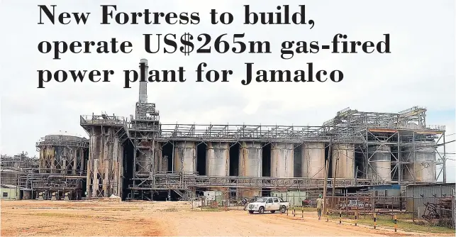  ??  ?? The Jamalco plant in Clarendon is to be fuelled by a new gas-fired facility to be developed by New Fortress Energy for US$265 million.
