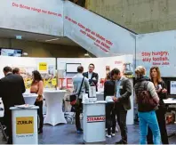  ?? Fotos: Pyramid ?? Auf der Firmenkont­aktmesse Pyramid begegnen sich Studierend­e und Firmenvert­reter auf Augenhöhe.