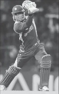  ?? (file photo) ?? West Indies top-order batsman Marlon Samuels … top-scored with 46.