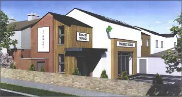  ??  ?? An artist’s impression of how the new surgery and pharmacy will look.