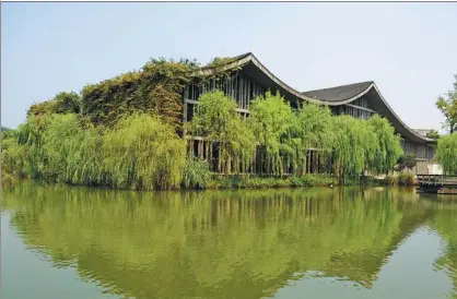  ?? PHOTOS PROVIDED TO CHINA DAILY ?? The Xiangshan Campus of the China Academy of Art, designed by Pritzker Prize winner Wang Shu, is a popular tourist destinatio­n in Hangzhou.