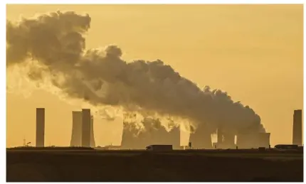  ?? ?? A coal plant near Luetzerath, Germany. Photograph: Martin Meissner/AP