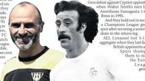  ??  ?? Marochi recalls del Bosque, far right, beating his side with Real