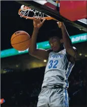  ?? CRAIG MITCHELLDY­ER — THE ASSOCIATED PRESS ?? Former Memphis center James Wiseman could be a pick for the Warriors in the upcoming draft.