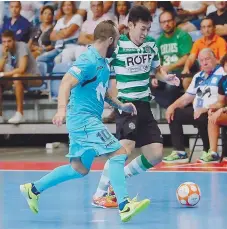  ??  ?? Sporting vai jogar prova que sucede à UEFA Futsal Cup