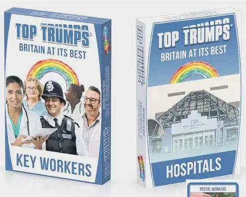  ??  ?? Top Trumps packs are out now