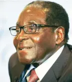  ??  ?? President Mugabe