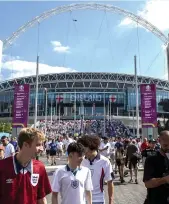  ??  ?? Early bath? Wembley may host fewer matches