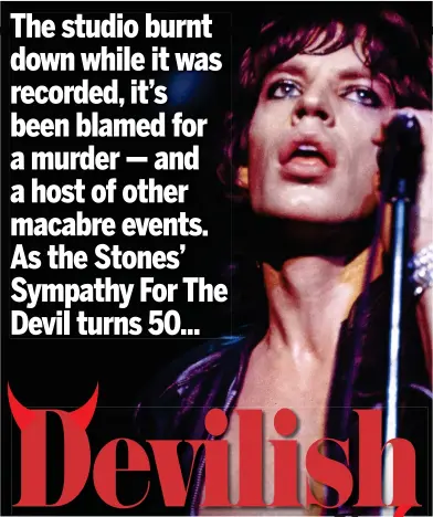  ??  ?? Shocked: Stones frontman Jagger