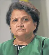  ??  ?? ANC deputy secretary-general Jessie Duarte