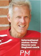  ??  ?? Internatio­nal status: Peter Moores was England coach