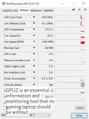  ??  ?? GPUZ is an essential informatio­n and monitoring tool that no gaming laptop should be without.