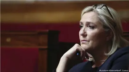  ??  ?? The far-right party of Marine Le Pen also did worse than expected