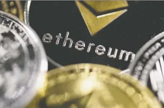  ?? DADO RUVIC/REUTERS FILES ?? Much of Canada's potential to become a leader in the growing crypto industry has already been squandered, even though Canadians helped found the network Ethereum, says Ethan Lou.