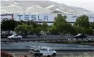  ?? Photograph: Stephen Lam/Reu ?? Tesla’s primary vehicle factory in Fremont, California, where employees were required to return to work despite lockdown restrictio­ns.