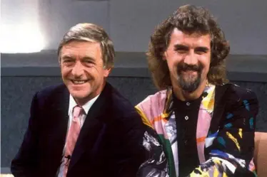  ??  ?? Left: Connolly’s career took off after a bravura performanc­e on Michael Parkinson’s chat show in 1975.