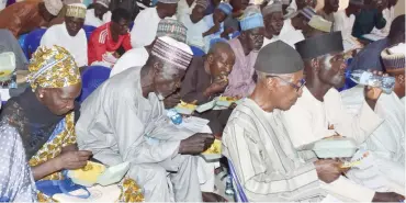  ??  ?? A cross section of pensioners during a recent verificati­on exercise in Maiduguri