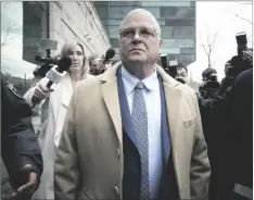  ?? STEVE WILKIE/FOX VIA AP ?? This image released by FOX shows Michael Chiklis as Dr. Scott Corbett in a scene from the new crime anthology series “Accused.”