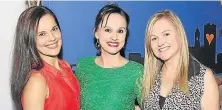  ?? Picture: LIEZEL BARROW, Pro-Design Photograph­y ?? GOLF GLAMOUR: BLG Logistics staff, from left, Annelize van Niekerk, Shanel Greber and Maryke Grobbellar volunteere­d to help at the MES shelter charity golf day held at the Port Elizabeth Golf Club this week