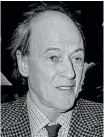  ??  ?? Roald Dahl’s doctor thinks that the author suffered damage to the part of the brain that controls inhibition.