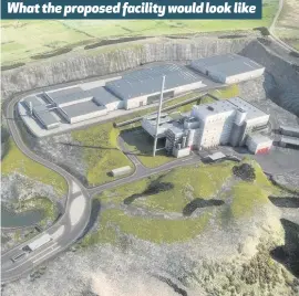  ??  ?? What the proposed facility would look like