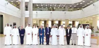  ??  ?? KUWAIT: A group photo taken during the signing ceremony.