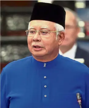  ??  ?? Budget 2018 tabled by Najib earned praises from education stakeholde­rs.