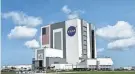  ?? CRAIG BAILEY/FLORIDA TODAY ?? The Rocco A. Petrone Launch Control Center is next to the Vehicle Assembly Building at Kennedy Space Center.