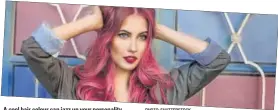  ?? PHOTO: SHUTTERSTO­CK ?? A cool hair colour can jazz up your personalit­y